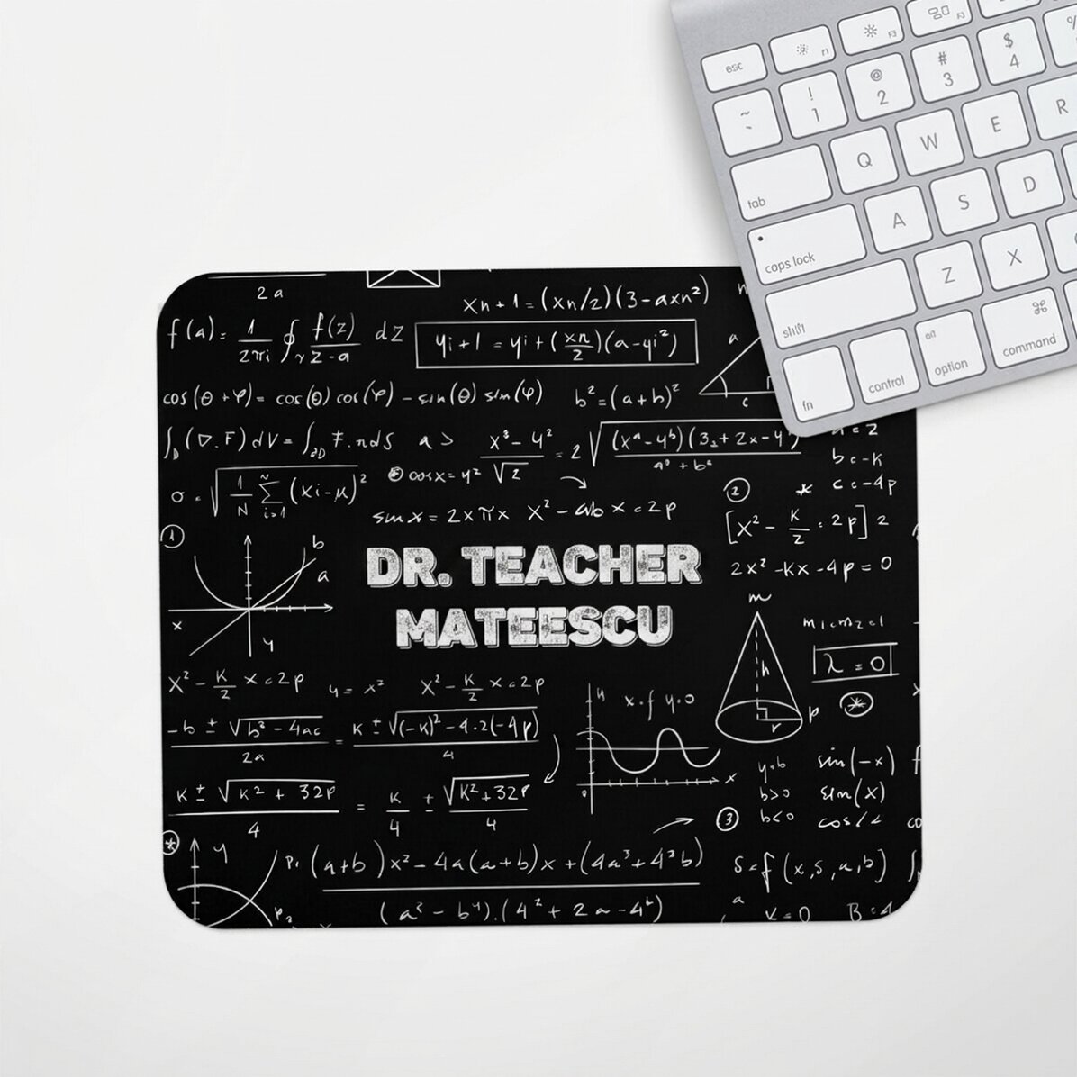 Podložka pod myš s vlastním jménem – učitel matematiky
