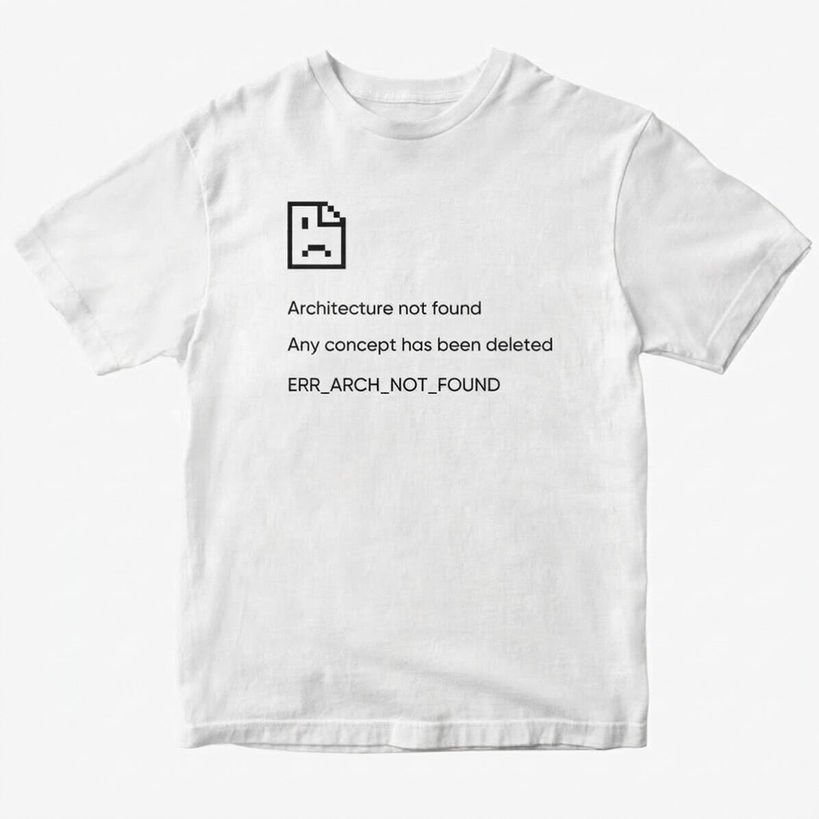 Bavlněné tričko s vlastním textem – Not Found