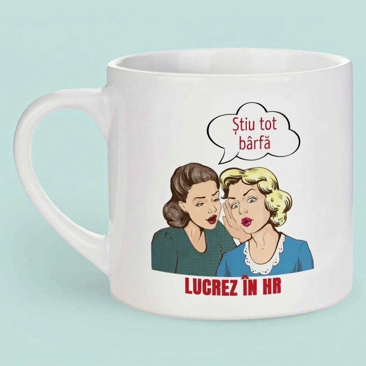 Personalizovaný hrnek na espresso s nápisem pro personální oddělení