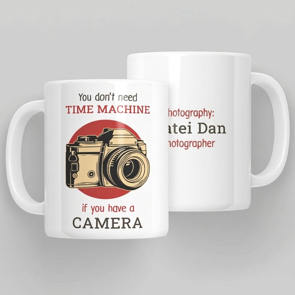 Personalizovaný hrnek s nápisem – Fotograf