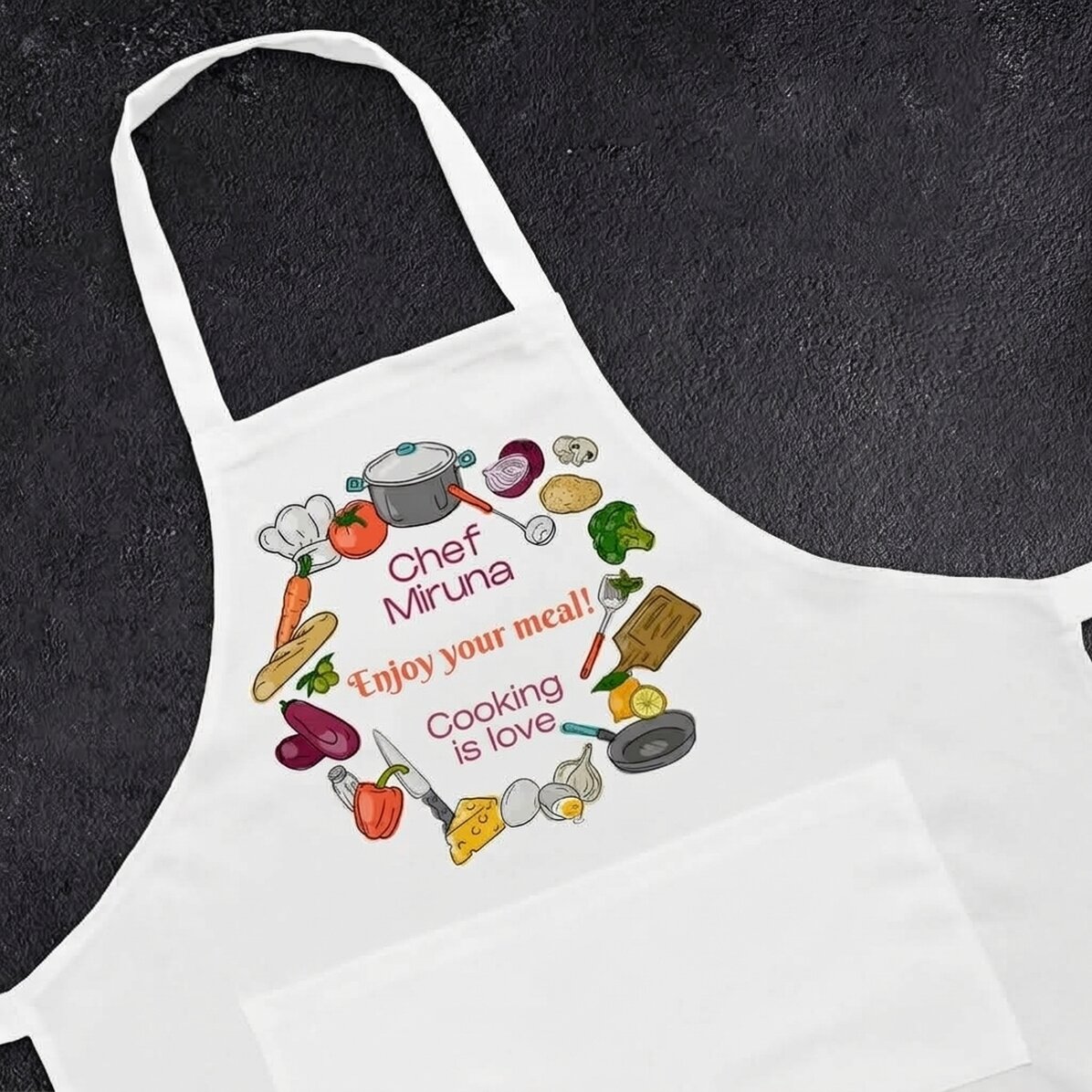 Personalizovaný talíř s textem – Kitchen tale
