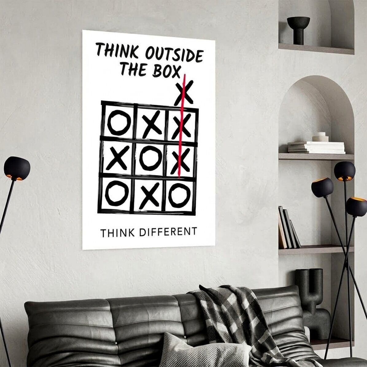 Plakát „Think outside the box“