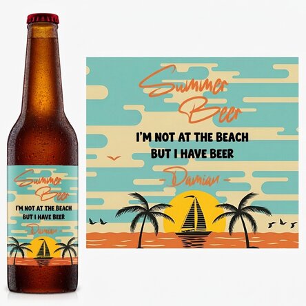 Pivo s vlastním textem – Summer vibes