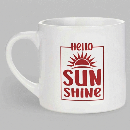 Personalizovaný hrnek na espresso s nápisem – Sunshine