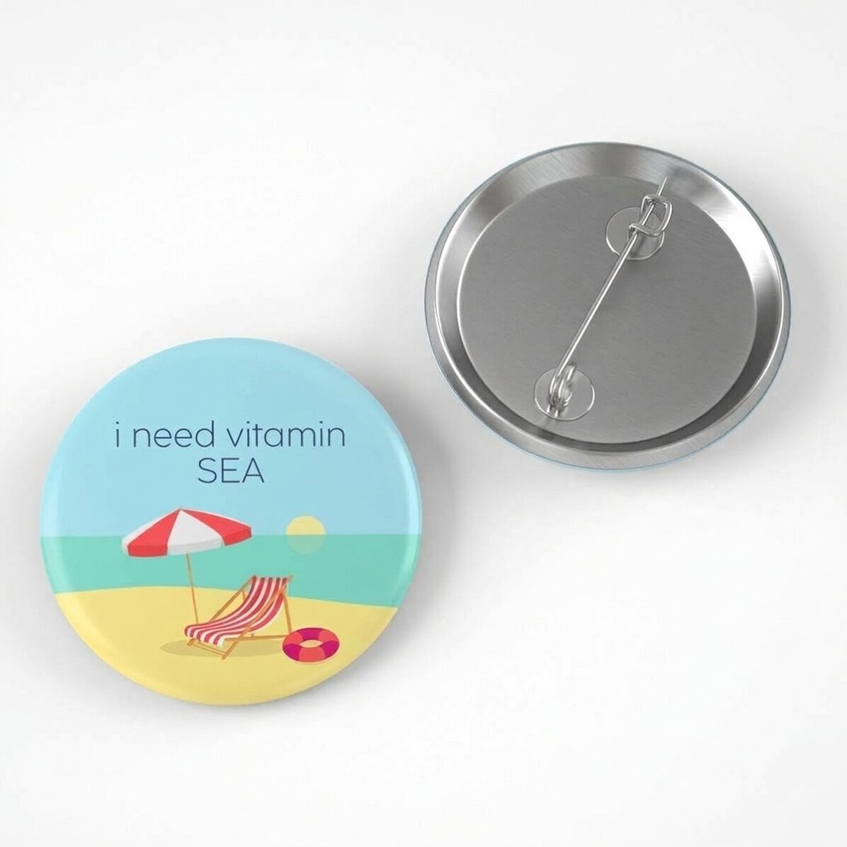 Personalizovaná placka s nápisem – Beach time