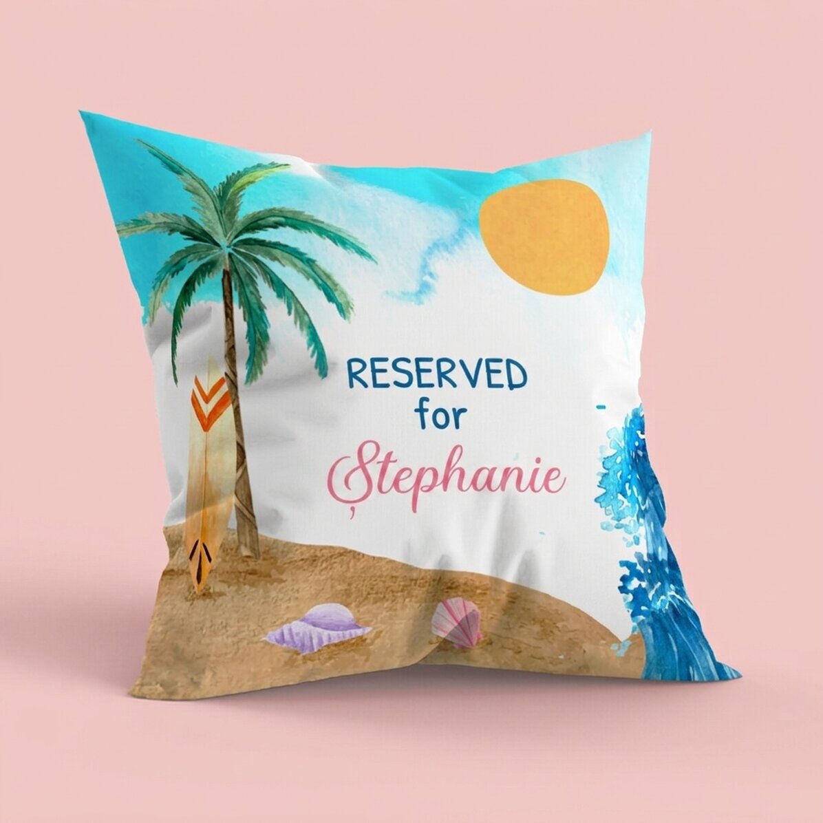 Personalizovaný polštář s vzkazem – Summer