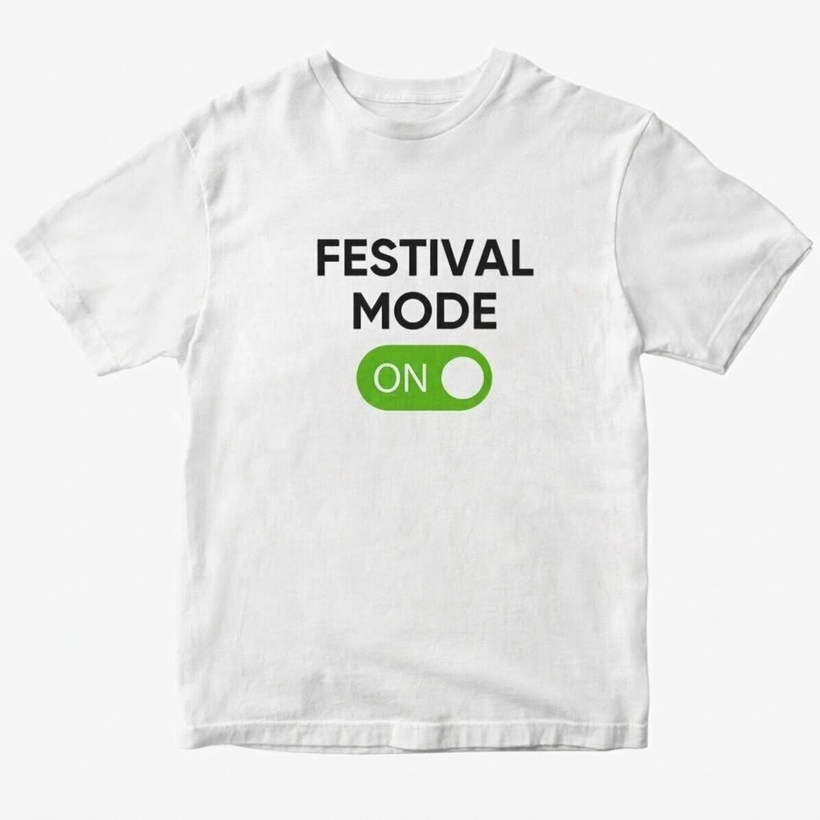 Bavlněné tričko s vlastním nápisem – Festival Mode