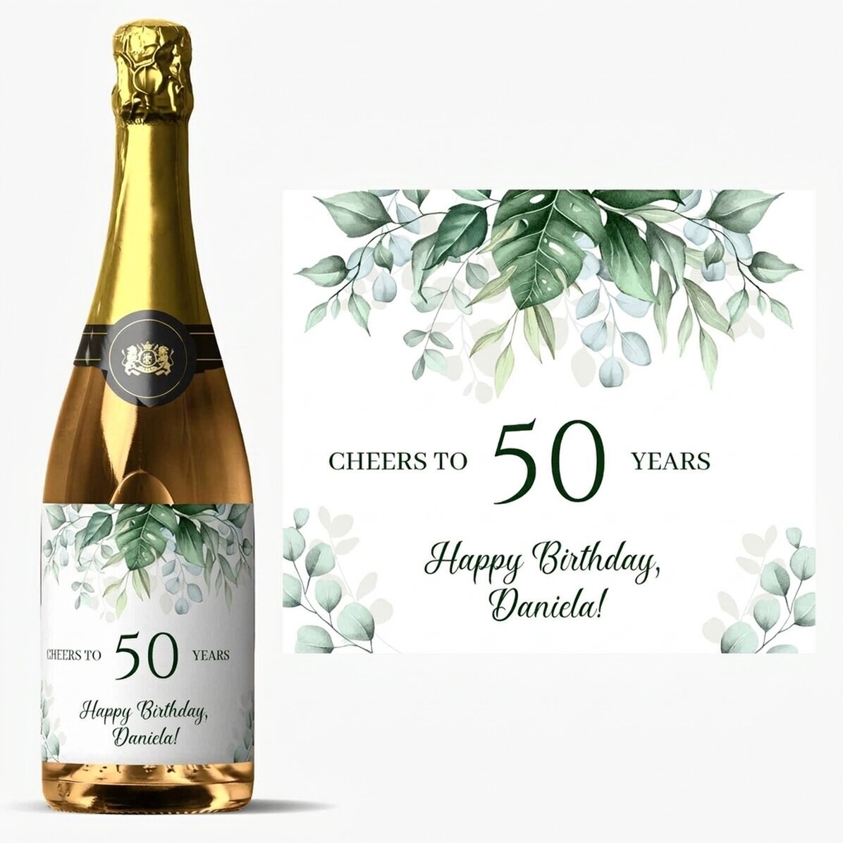 Šumivé víno s vlastním nápisem – Happy Birthday!