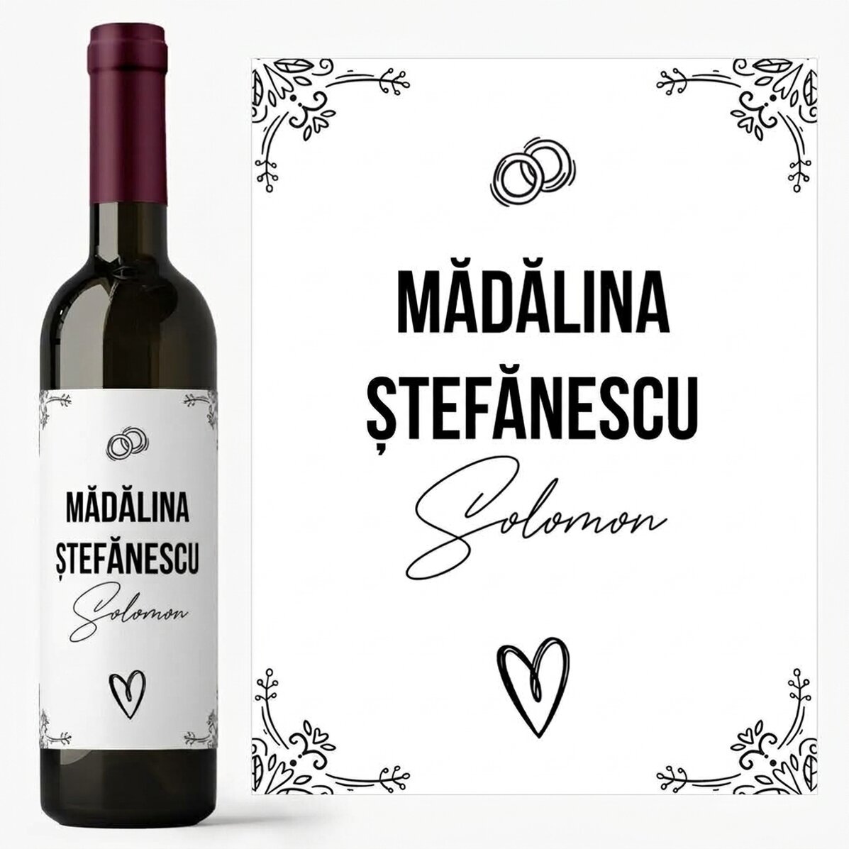 Víno s vlastním jménem – Wedding Name