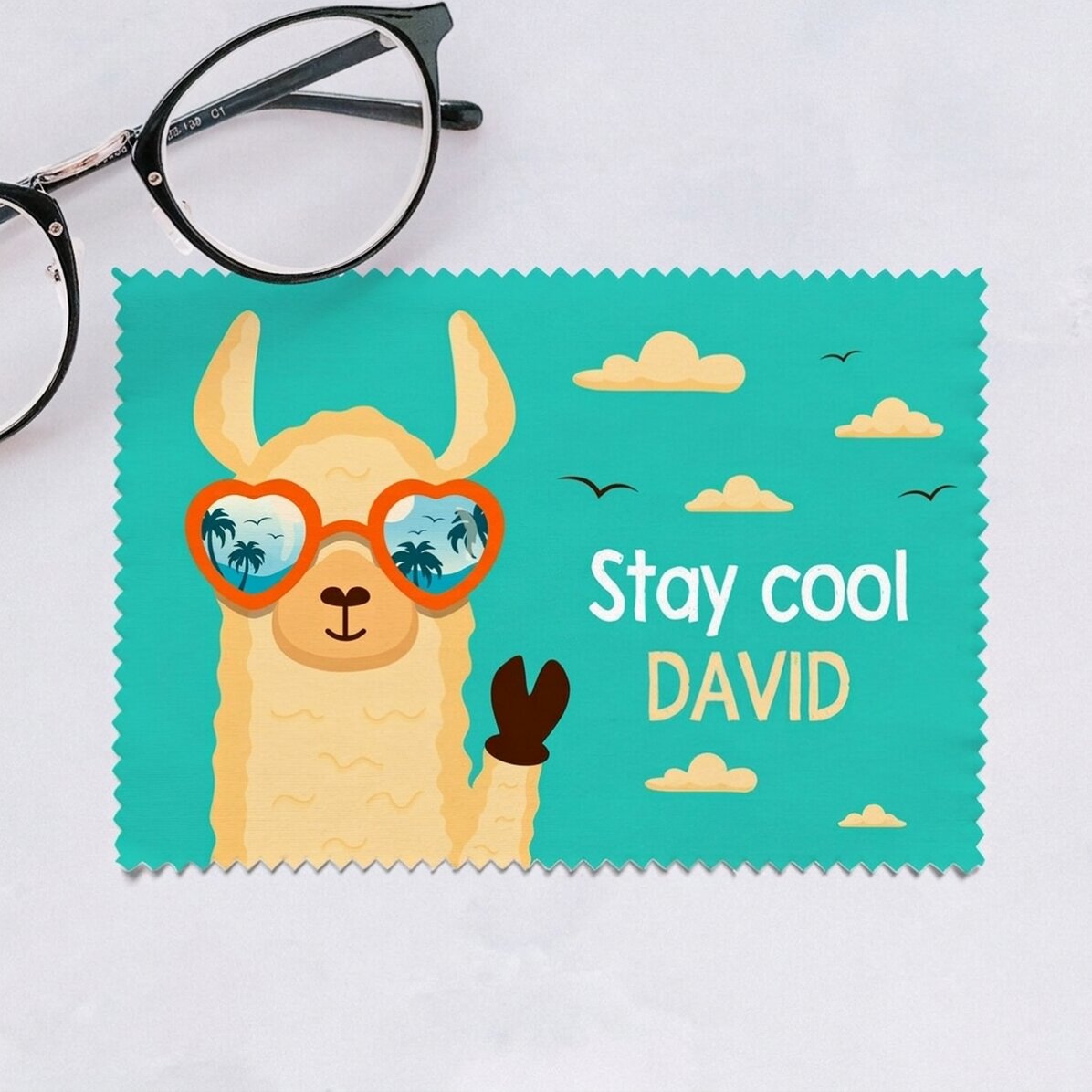 Personalizovaná utěrka na čištění displejů a brýlí – Cool