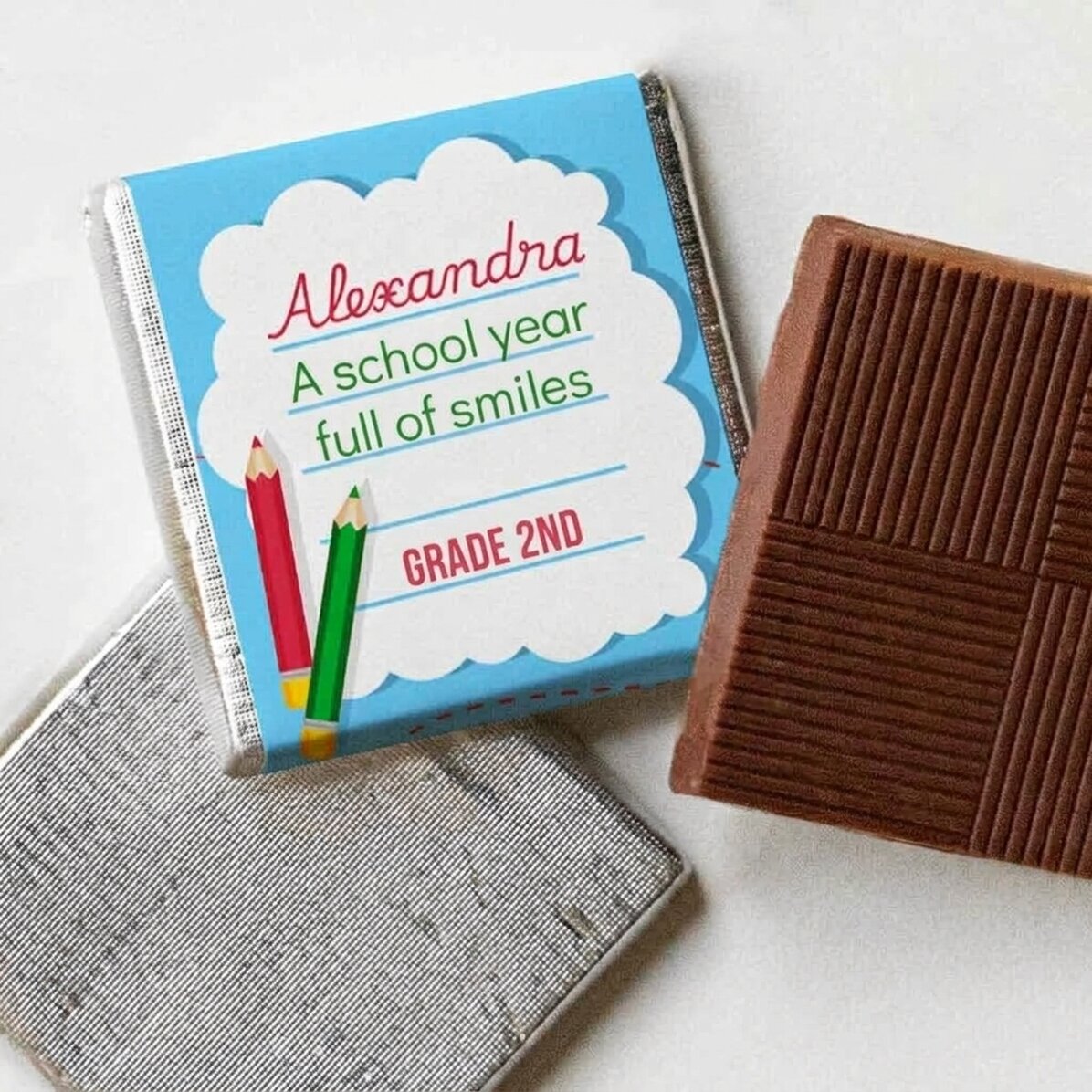 Mini čokoláda s osobním vzkazem – Škola