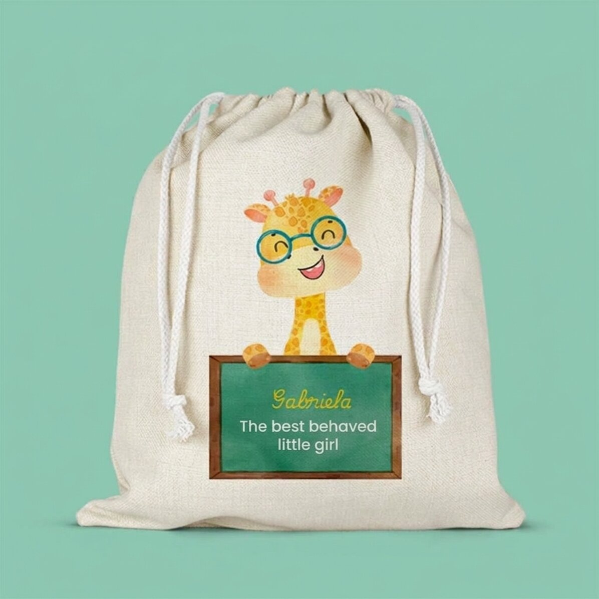 Personalizovaný sáček do školky s vzkazem – Cute