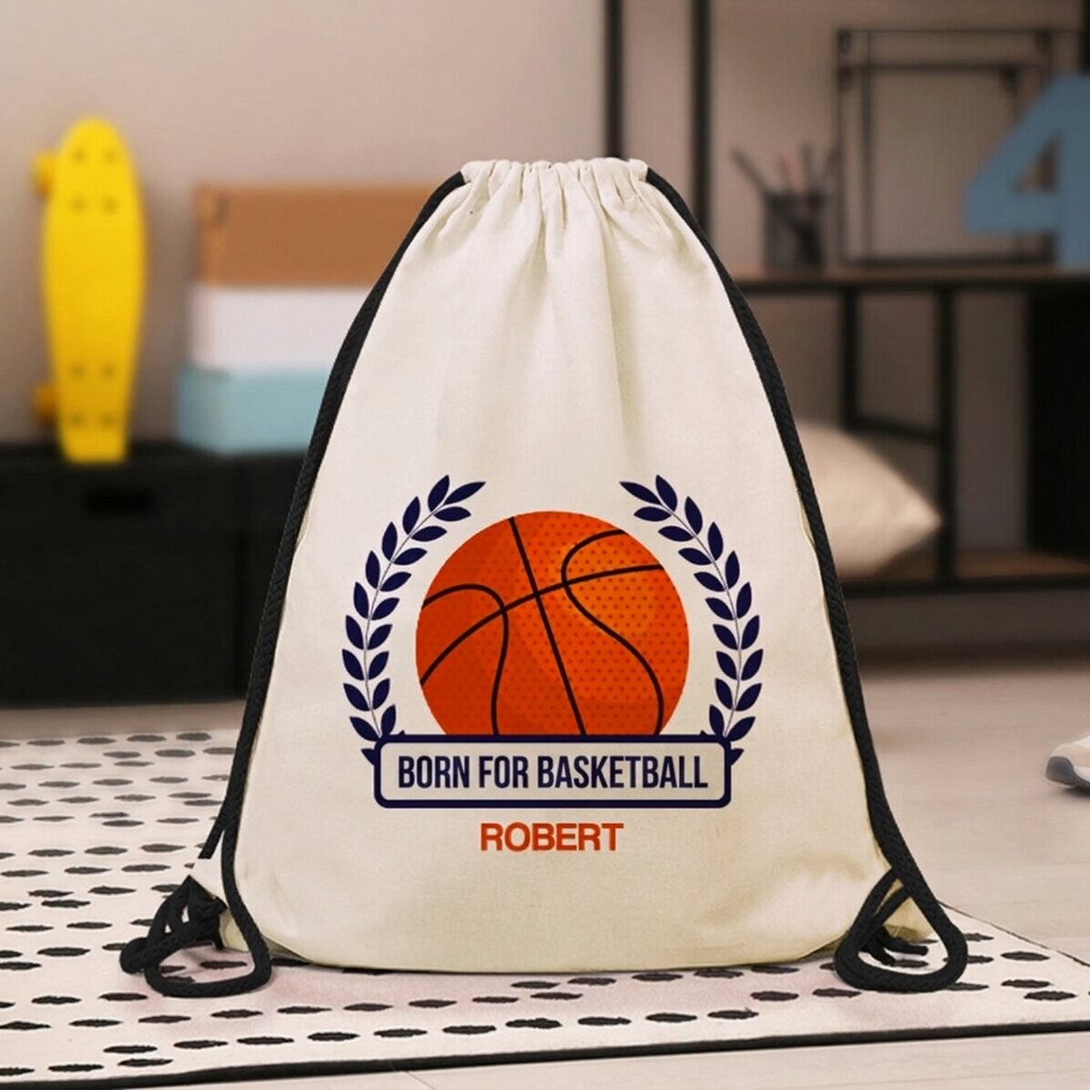 Batoh s vlastním nápisem – Basketbal