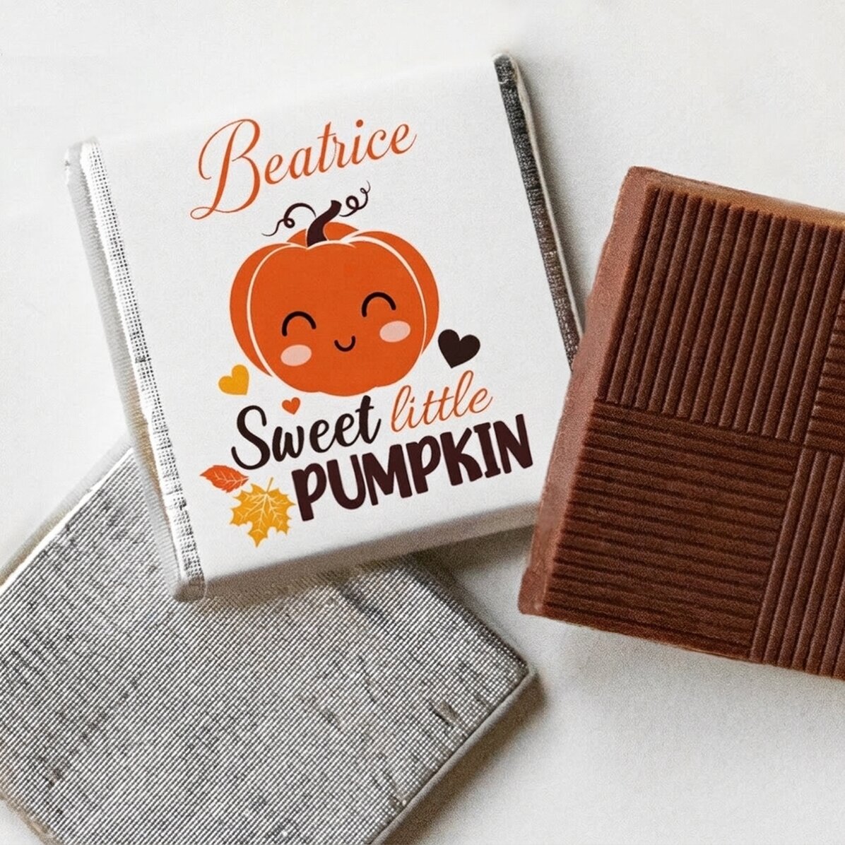 Mini čokoláda s vlastním textem – Pumpkin