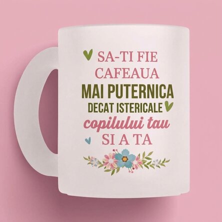 Osobně přizpůsobený hrnek s vzkazem – Coffee