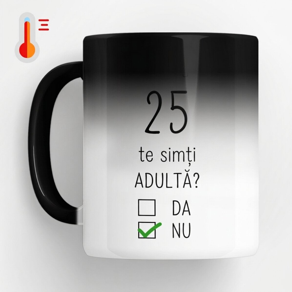 Termocitlivý hrnek s osobním vzkazem – Narozeniny
