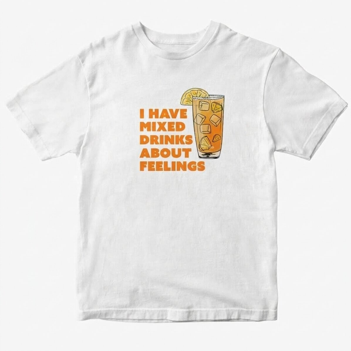 Bavlněné tričko s vlastním nápisem – Drinking