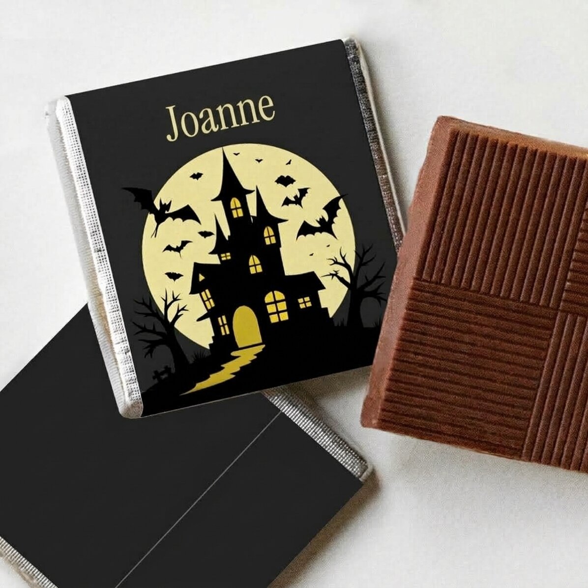 Mini čokoláda s vlastním textem – Halloween