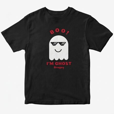 Custom cotton T-shirt with message - Fantoma