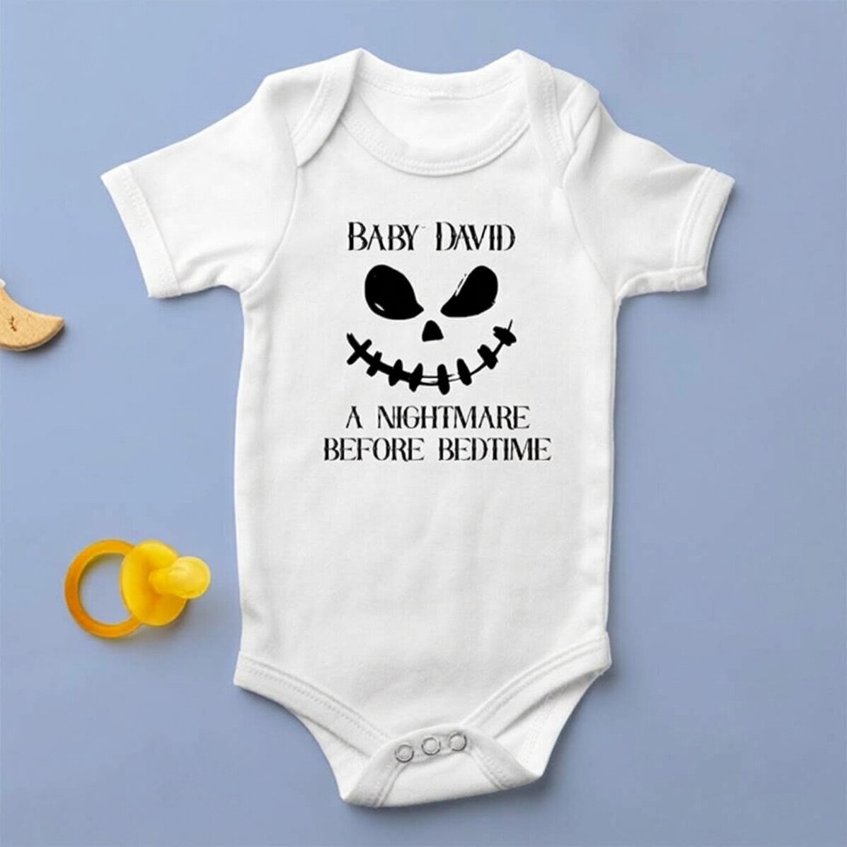 Dětské body s vlastním textem – Nightmare