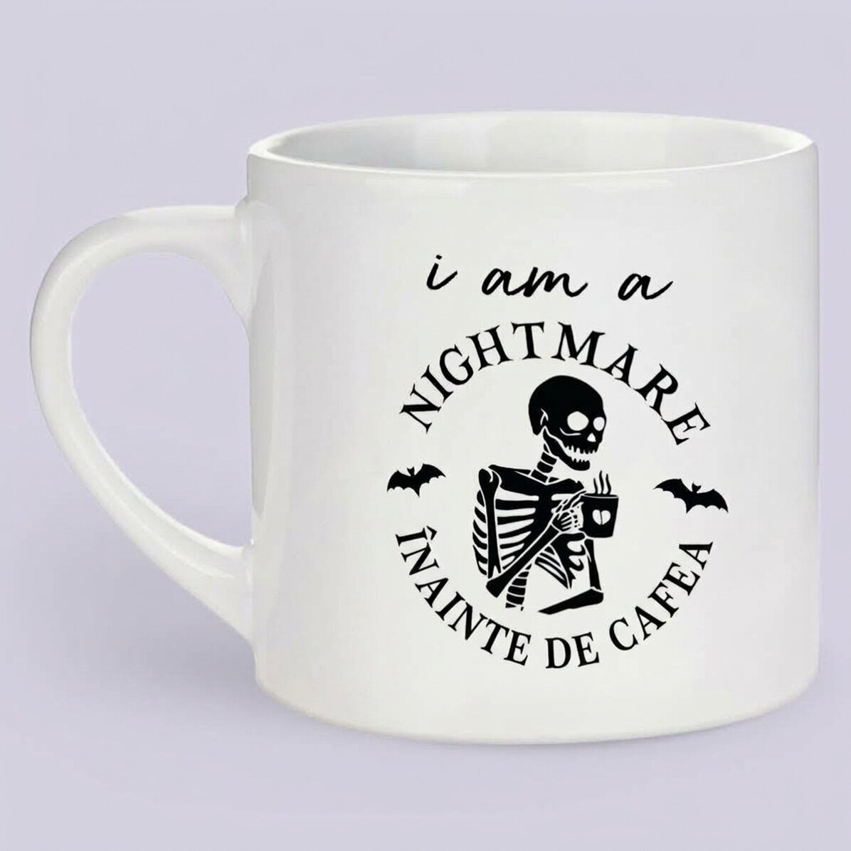 Personalizovaná šálka na espresso s nápisem – Nightmare