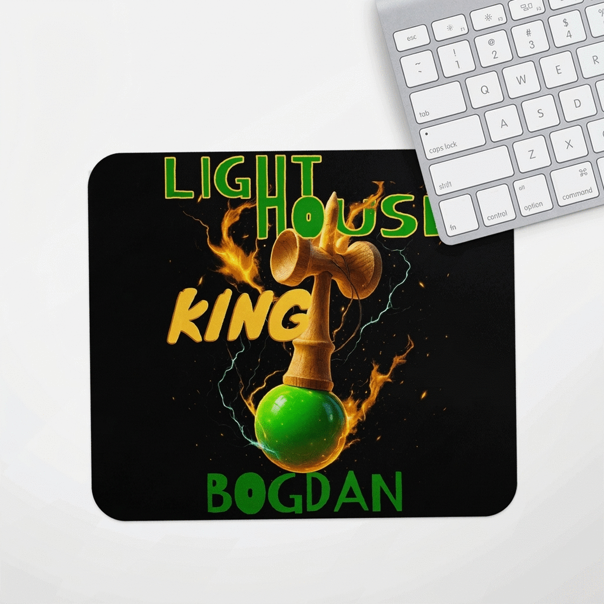 Podložka pod myš s vlastním textem – Lighthouse King
