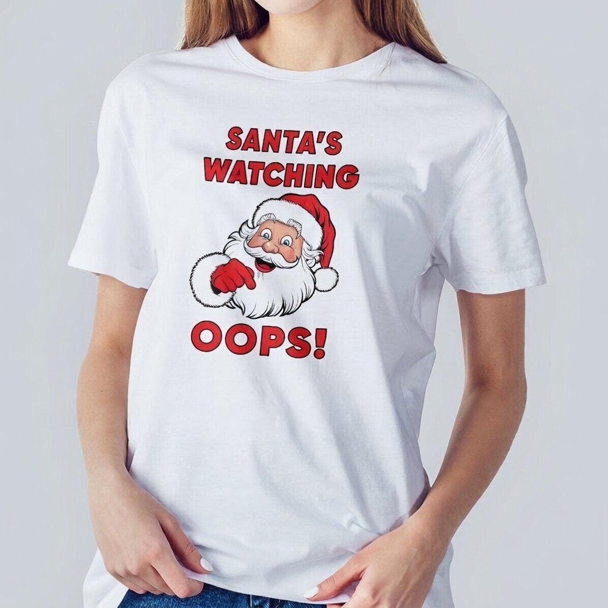 Bavlněné tričko s vlastním nápisem – Santa
