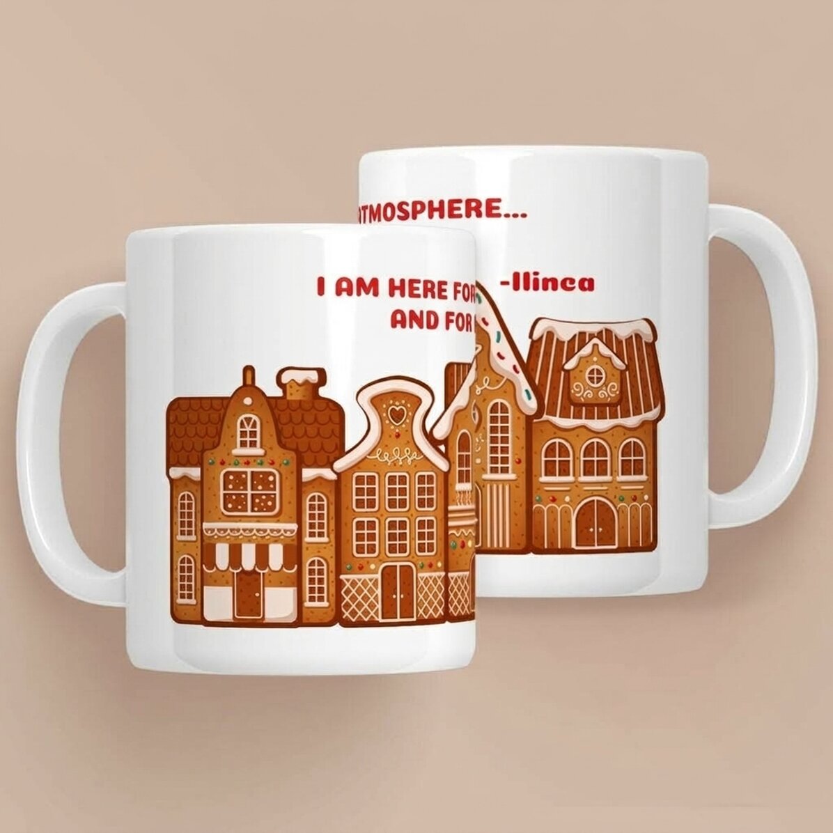 Personalizovaný hrnek s nápisem – Gingerbread