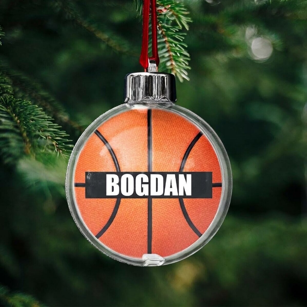 Personalizovaný glóbus se jménem – Basketbal