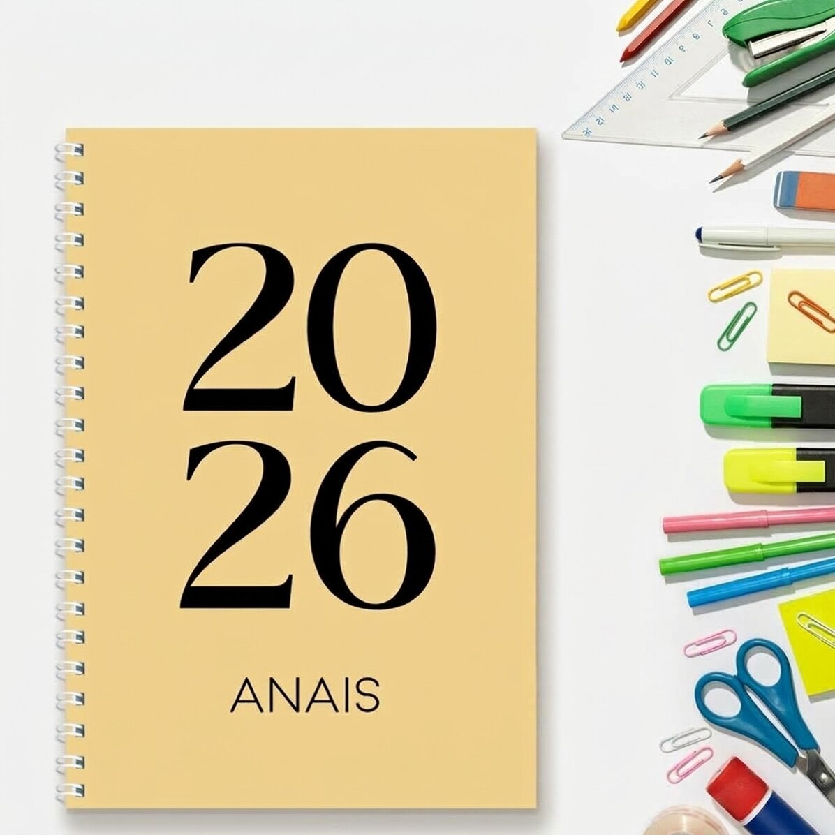 Zápisník s vlastním textem – Daily Diary