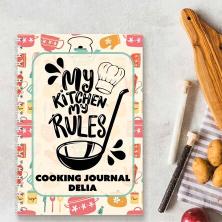Notebook s vlastním vzkazem – Cooking Journal