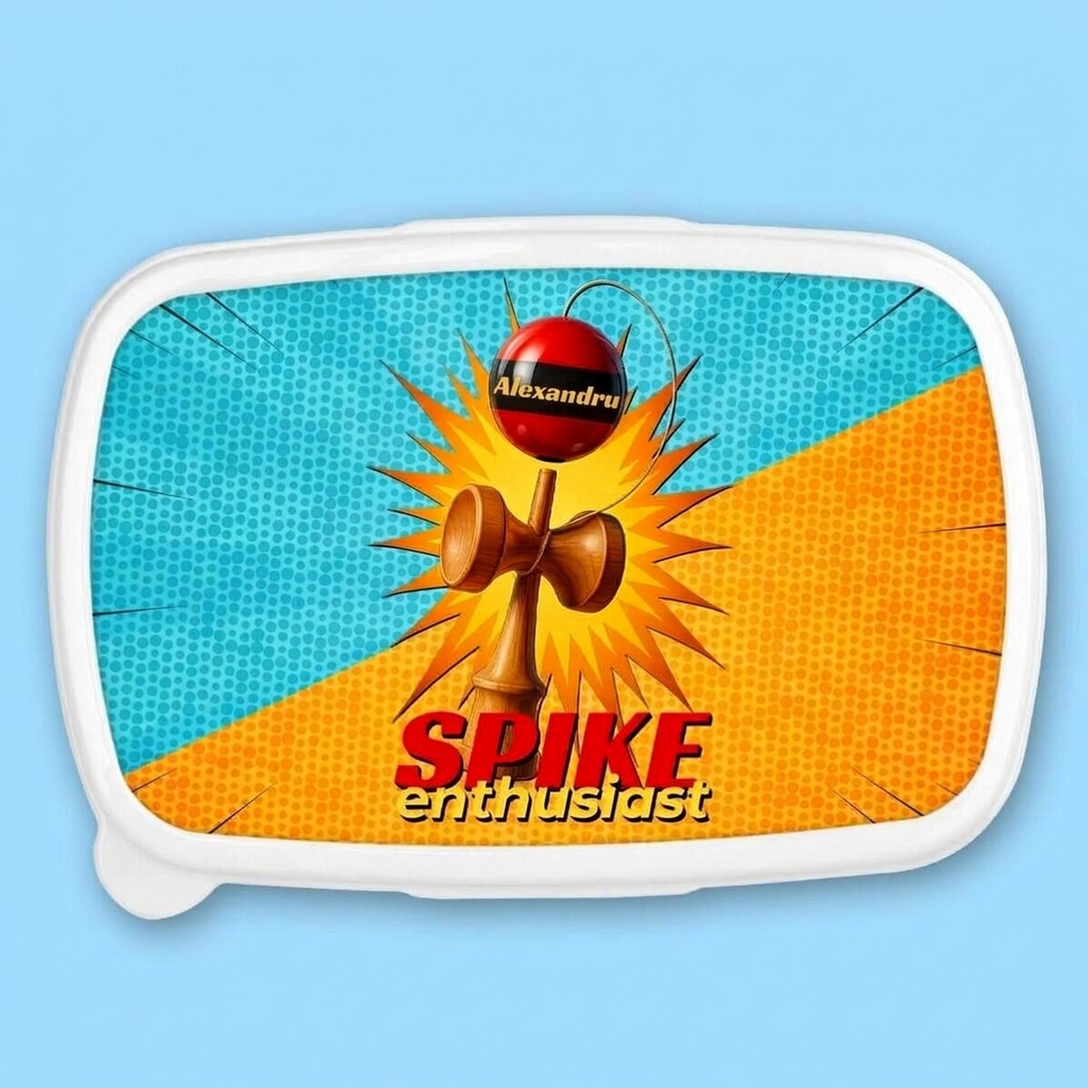 Lunch box, osobní krabička s textem – Spike Enthusiast