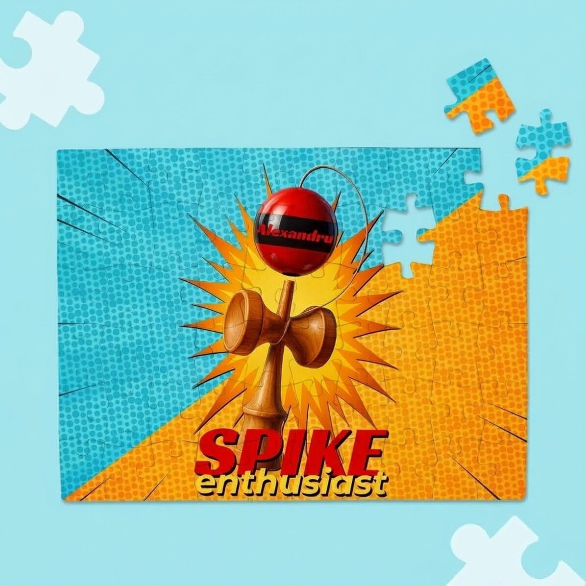 Personalizovaná skládačka pro děti – Spike Enthusiast