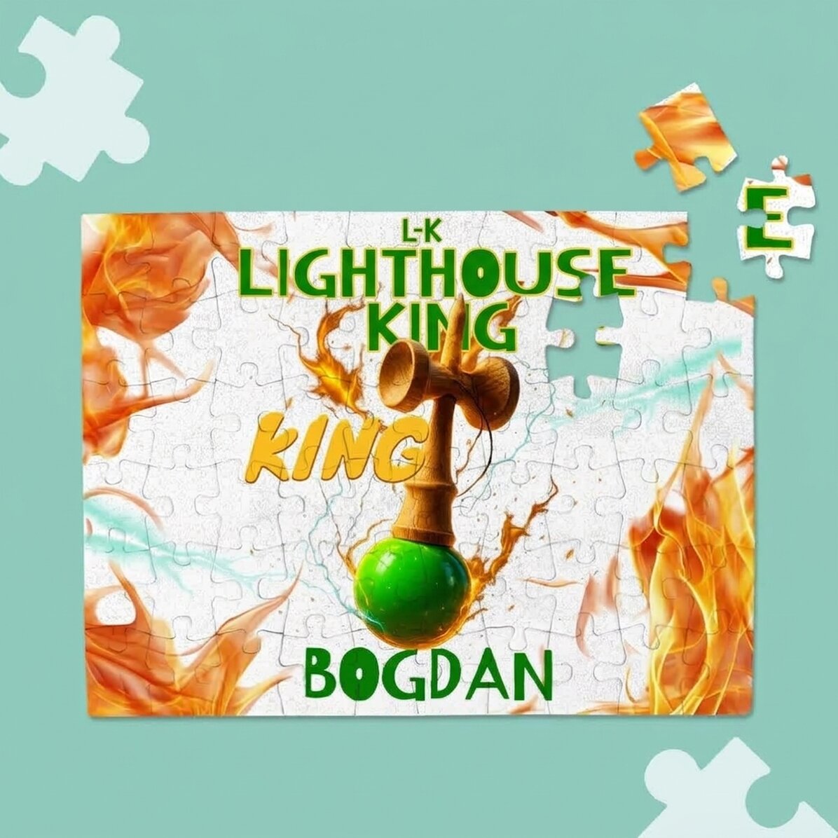 Personalizovaná skládačka pro děti – Lighthouse King