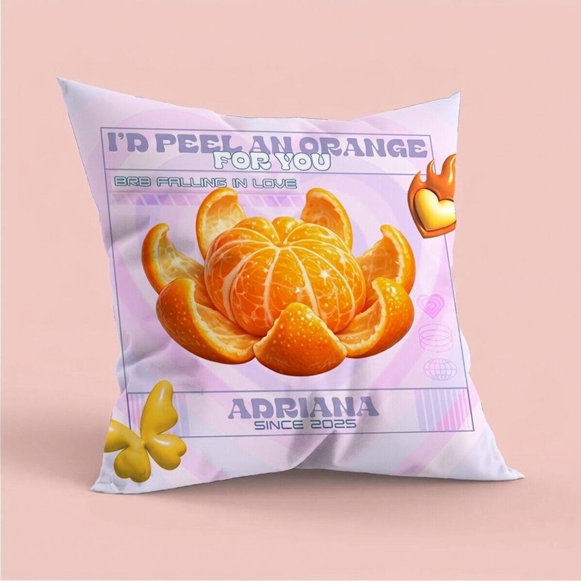 Personalizovaný polštář s nápisem, velký formát – I
