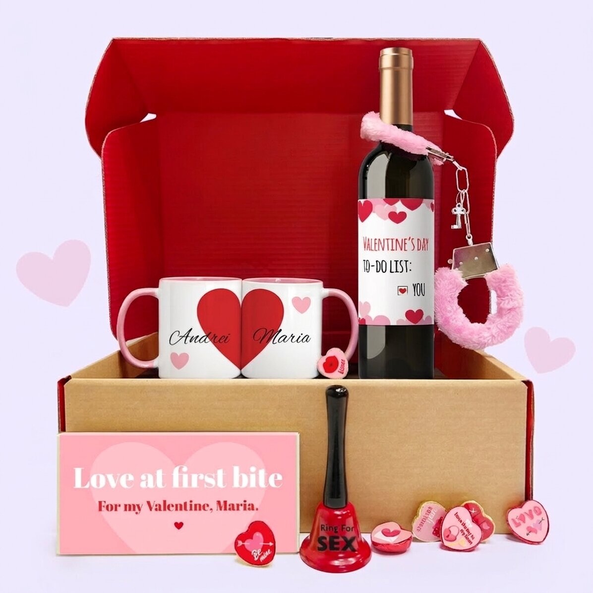 Dárková krabička k Valentýnu – Funny Valentine’s