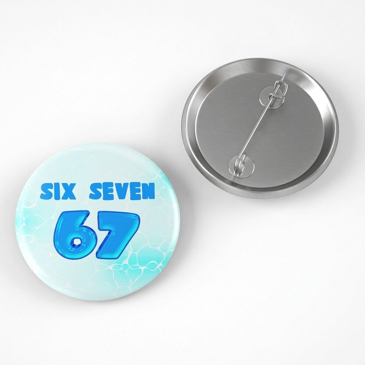Personalizovaná placka se jménem – 67 Six Seven Bubbly
