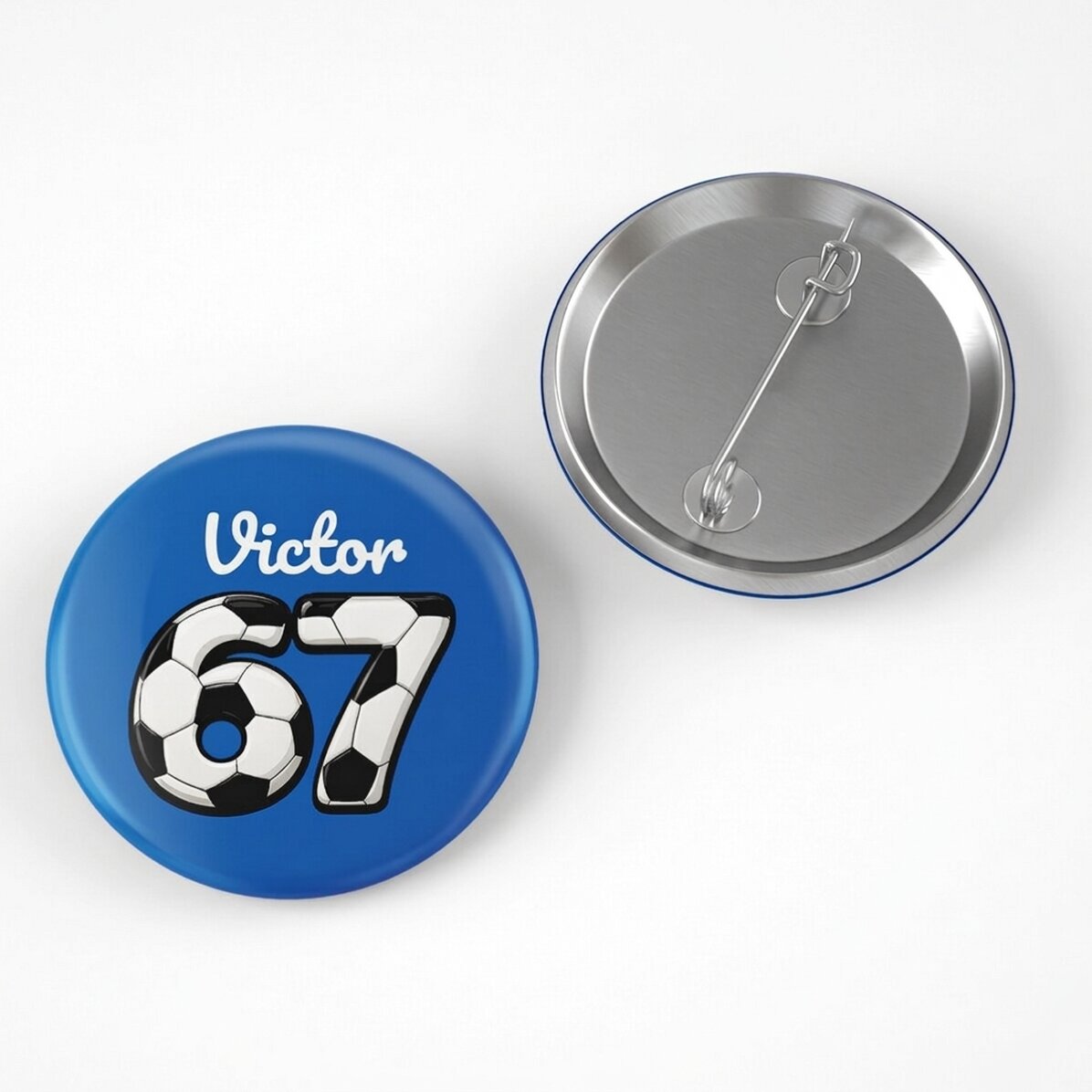 Personalizovaná placka se jménem – 67 Six Seven Football