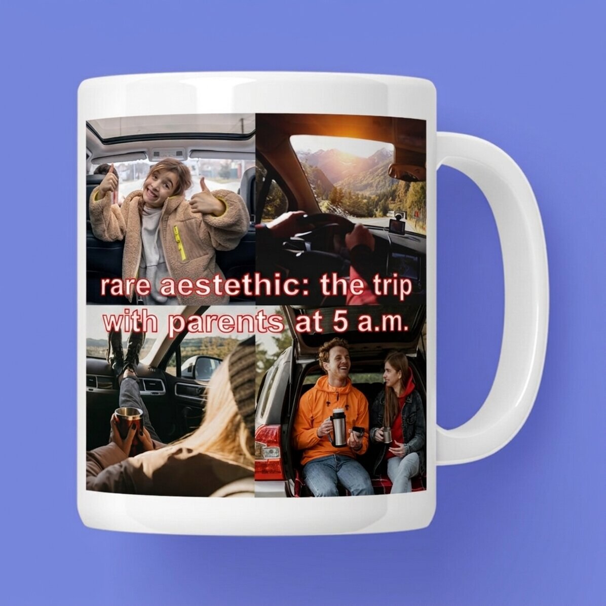 Personalizovaný hrnek s fotografiemi a textem – Rare aestethic