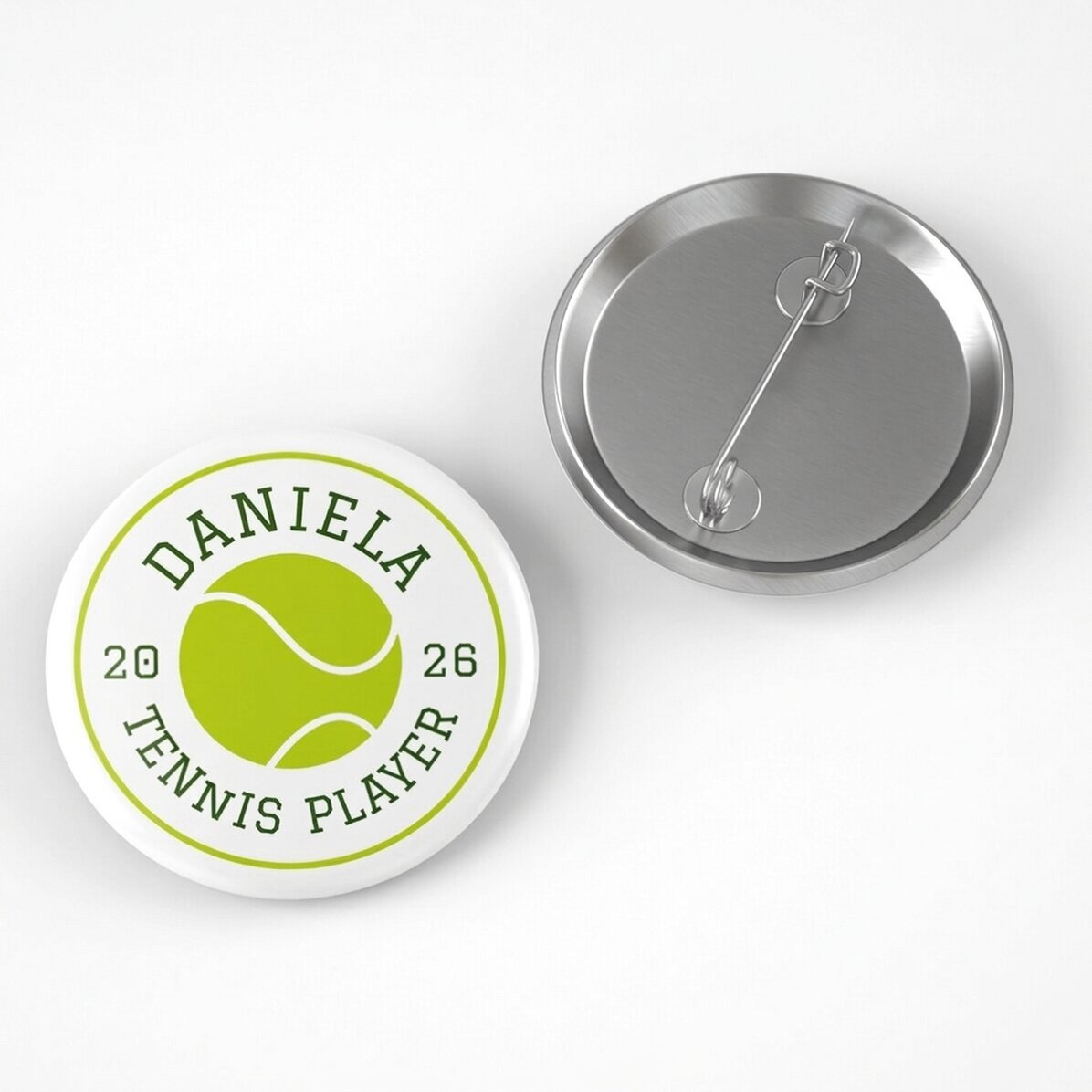 Personalizovaná placka s textem – Tenis