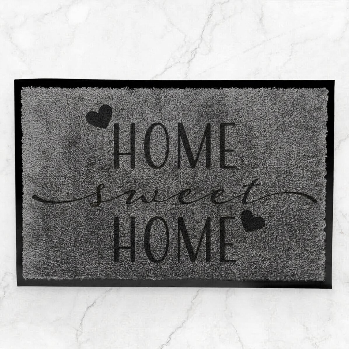 Vlastní interiérový vstupní koberec s nápisem – Home sweet home