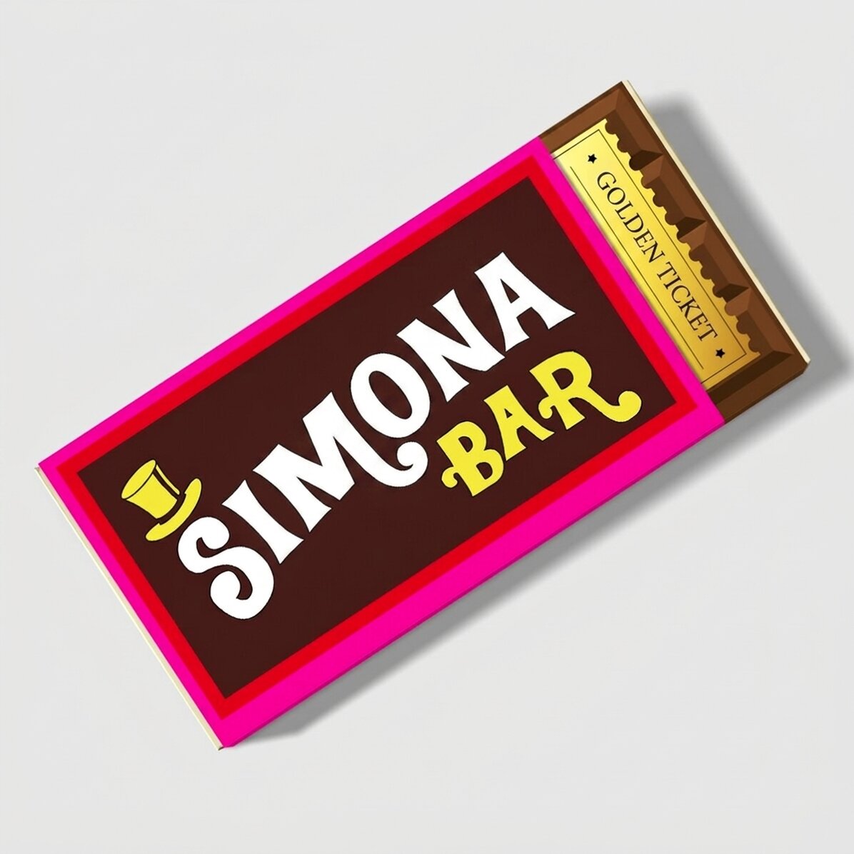 Čokoláda s vlastním jménem – Zlatý lístek