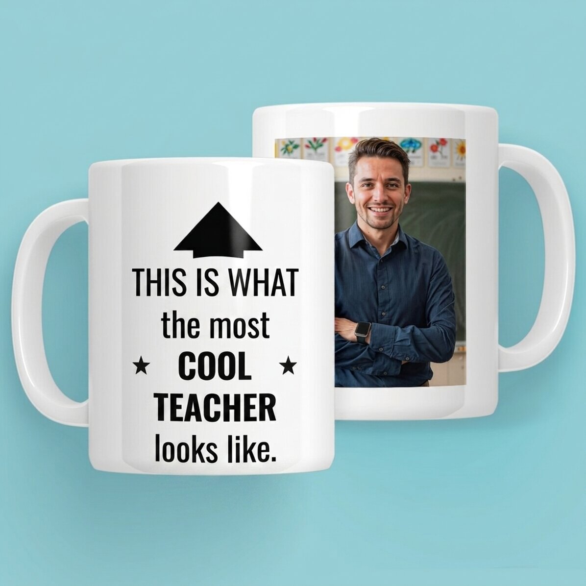 Personalizovaný hrnek s fotografií a textem – Takto vypadá