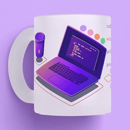 Osobní hrnek s vlastním textem – Programování