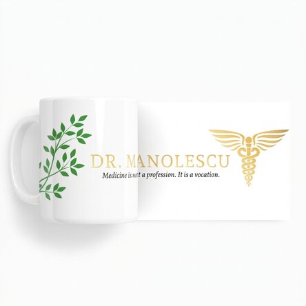 Personalizovaný hrnek s nápisem – Golden Doctor