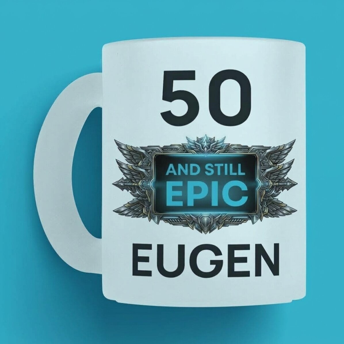 Personalizovaný hrnek s textem k výročí – Inca epic