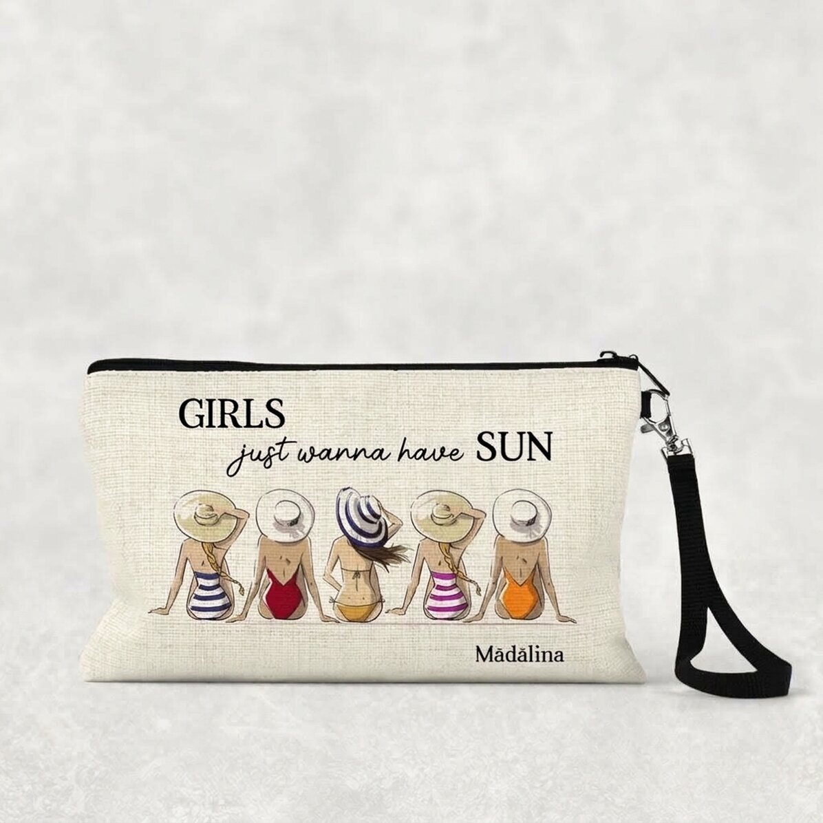 Personalizovaná sada na líčení s nápisem – Summer girls