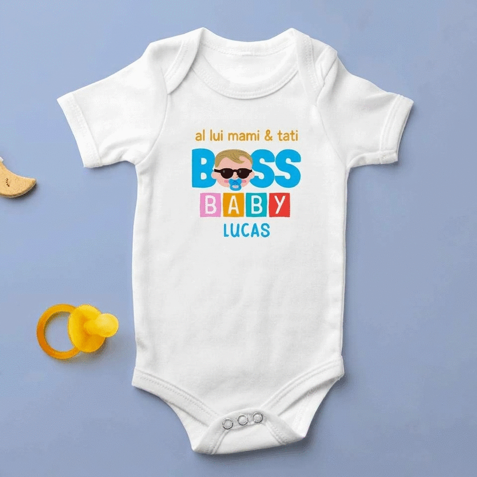 Dětské body s vlastním textem – Cool baby