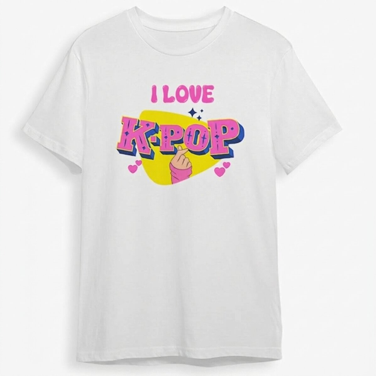 Dětské bavlněné tričko s vlastním textem – Kpop