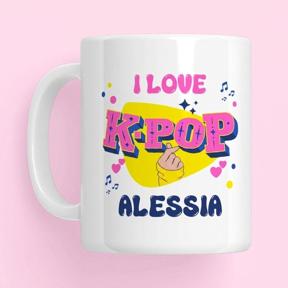Personalizovaný hrnek s nápisem – Kpop
